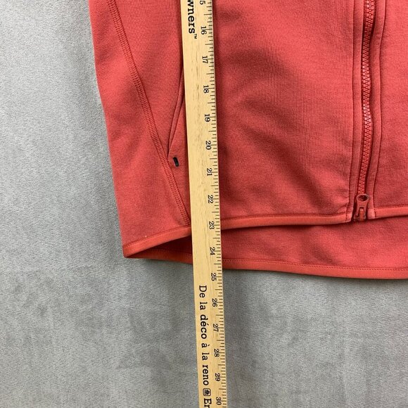 Nike Mens Sweater Small Salmon Pink Red Full Zip Hoodie Tech Fleece Windrunner - Picture 9 of 13